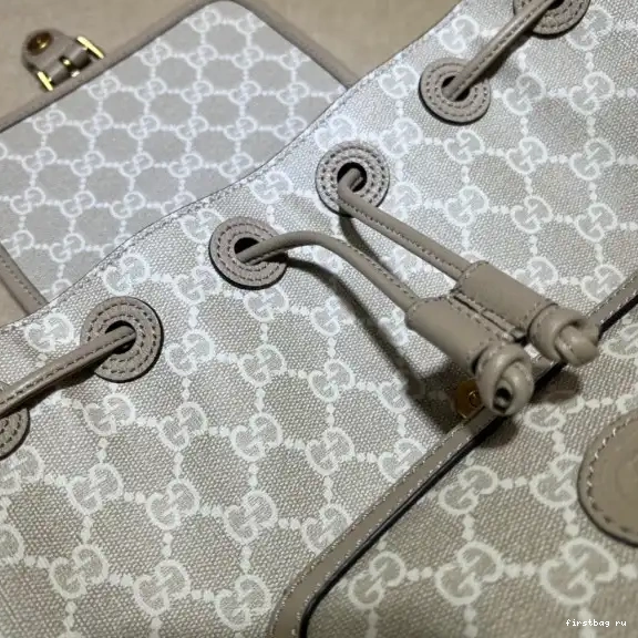 First bag ru Backpack G with Gucci Interlocking 0707